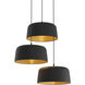 Yurei LED 30 inch Matte Black Pendant Ceiling Light